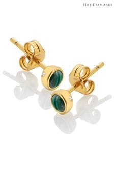 Hot Diamonds HD X JJ Gold Tone Revive Stud Earrings (Q93042) | 297 QAR
