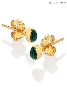 Boucles d’oreilles Hot Diamonds X Jj dorées Revive en forme de goutte d’eau (Q93058) | €65