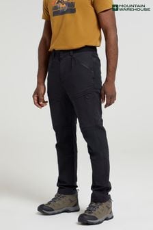 Mountain Warehouse Black Jungle Mens Water Resistant Trekking Trousers (Q93073) | SGD 124