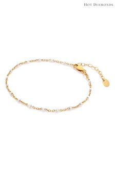 Hot Diamonds Gold Tone Ocean Bracelet (Q93082) | kr640