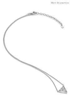 Hot Diamonds Silberfarbene Stern-Dreieck-Halskette​​​​​​​ (Q93094) | 125 €