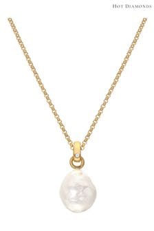 Hot Diamonds Gold Tone X JJ Calm Pearl Pendant (Q93097) | 544 QAR