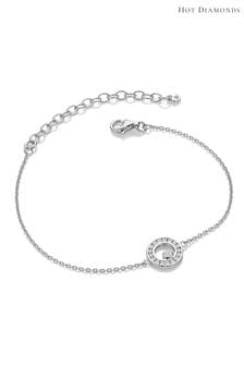 Hot Diamonds Silver Tone Orbit Bracelet (Q93103) | SGD 174