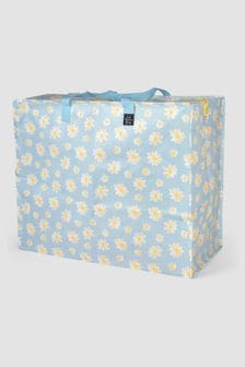 JoJo Maman Bébé Blue Daisy Enormous Storage Bag (Q93375) | $12