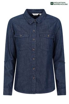 Mountain Warehouse Blue Darla Womens Denim Shirt (Q93567) | $50