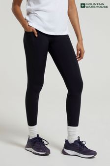 Mountain Warehouse Black Blackout Womens High Waisted Leggings (Q93572) | €53