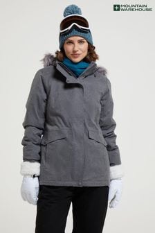 Mountain Warehouse Grey Snow II Womens Waterproof Ski Coat (Q93594) | ₪ 684
