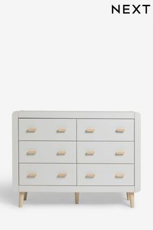 Grey Kids Alix Wide Chest Of Drawers (Q93851) | €610