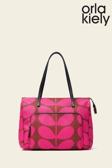 粉色 - Orla Kiely Pink Watson Tote Bag (Q93975) | NT$9,800