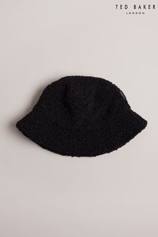 Ted Baker Black Pamells Faux Shearling Bucket Hat (Q94000) | kr640