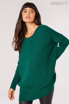 綠色 - Apricot混搭羅紋連袖套衫 (Q94098) | NT$1,400