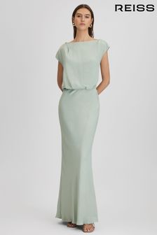 Reiss Sage Rupa Draped Maxi Dress (Q94253) | OMR201