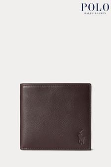 Светло-коричневый кожаный кошелек Polo Ralph Lauren Bifold (Q94471) | €93