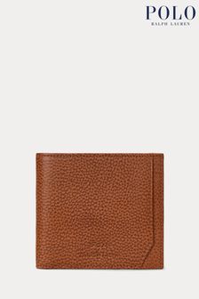 Peňaženka na bankovky a mince z reliéfnej kože Polo Ralph Lauren (Q94477) | €159