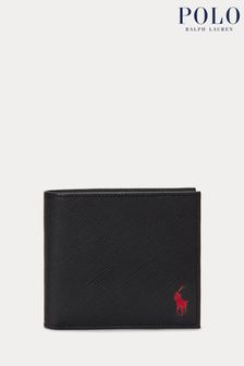 Polo Ralph Lauren Portefeuille pliable en cuir Saffiano (Q94494) | €129