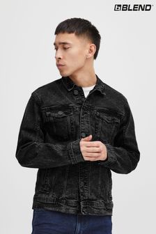 Blend Authentic Denim Jacket With Branded Button Detail