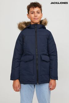 JACK & JONES人造毛裝飾派克大衣 (Q94651) | NT$2,800