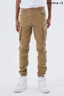 Бежевые брюки карго для мальчиков Name It Name It (Q94677) | €38