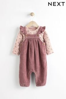 Newborn Girls Pink Dungarees Next Oman