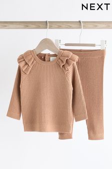 Boys Girls Newborn Girls Newborn Unisex Older Girls Younger Boys Younger Girls Jumper Leggings Set Brown Next Bahrain
