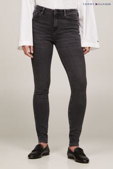 Tommy Hilfiger Skinny Flex Como Black Jeans (Q94911) | $191