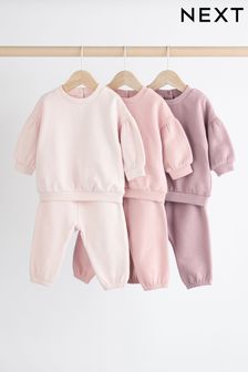Newborn Boys Newborn Girls Sweat Top Jogger Sets Co Ord Plain Next Ireland