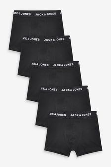 JACK & JONES Black Boxer 5 Pack (Q95135) | AED166