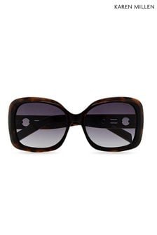 Karen Millen Brown Sunglasses (Q95138) | kr974