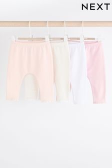 White/Pink Baby Leggings 4 Pack (Q95321) | $22 - $26