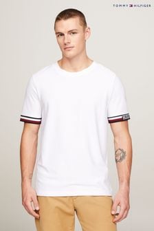 Tommy Hilfiger Monotype White T-Shirt (Q95334) | 414 SAR