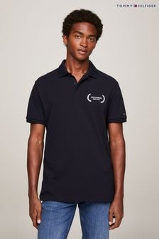 Tommy Hilfiger Blue Monotype Polo Top (Q95351) | $146