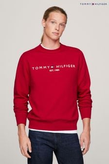 Tommy Hilfiger Red Logo Sweatshirt (Q95373) | $220