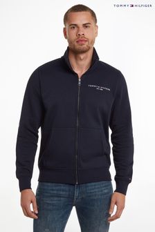 Tommy Hilfiger Blue Logo Zip Through Jackets (Q95405) | $191