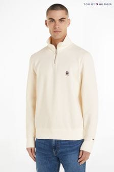 Tommy Hilfiger Monogram Cream Sweatshirt (Q95596) | €79