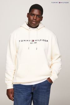 Tommy Hilfiger B&T Logo Cream Hoodie (Q95599) | €66