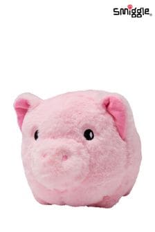 Smiggle Pink Plush Piggy Moneybox (Q95661) | KRW42,700