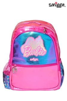 Smiggle Pink Barbie Play and Go Junior Character Hoodie Backpack (Q95672) | AED221