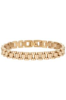 Luv Aj Gold Tone The Timepiece Bracelet (Q95727) | HK$771