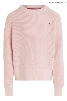 Tommy Hilfiger Pink Essential Sweater