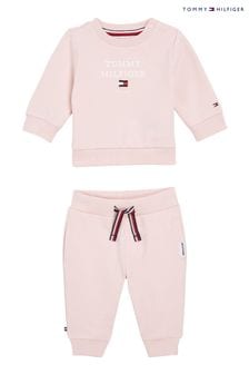 Tommy Hilfiger Baby Pink Sweat Top and Joggers Set