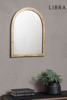 Libra Interiors Brass Small Arched Window Mirror (Q95819) | €189