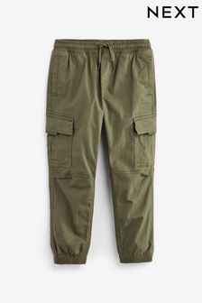 Khaki Green Cargo Trousers (3-16yrs) (Q96133) | €26 - €33
