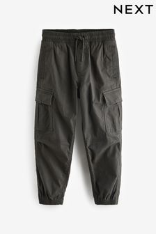 Charcoal Grey Cargo Trousers (3-16yrs) (Q96134) | €28 - €36