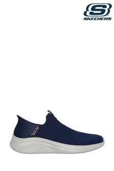 Skechers Blue Mens Ultra Flex 3.0 Smooth Slip In Trainers (Q96157) | $153