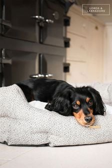 Lords and Labradors Light Grey Essentials Herdwick Oval Dog Bed (Q96193) | Kč2,380 - Kč3,175