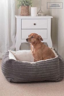 Lords and Labradors Dark Grey Essentials Dog Box Bed