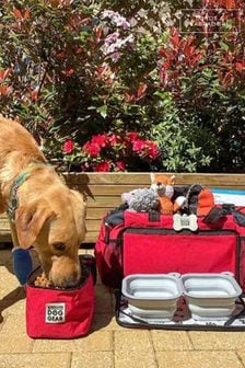 Lords and Labradors Red Ultimate Week Away Duffle Dog Bag (Q96208) | $138