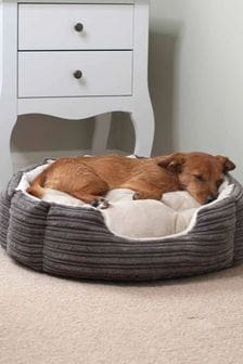 Lords and Labradors Dark Grey Essentials Round Dog Bed (Q96212) | €74 - €143