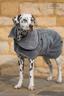 Lords and Labradors Grey Dog Drying Coat (Q96231) | €57 - €78