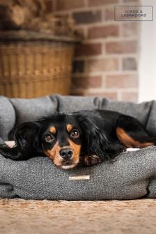 Lords and Labradors Grey Essentials Herdwick Oval Dog Bed (Q96239) | MYR 360 - MYR 480
